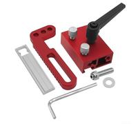 Adjustable Miter Track Stop For Woodworking Projects - Precise Length Limit Tool For CNC Table Saw Router Table(Red)