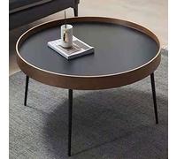Adjustable Mobile Bedside Stand - Folding Table Set of 2 | Rustic Industrial Modern End Tables for Living Room, Bedroom, or Sofa | Perfect for Small Spaces
