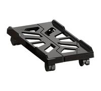 Adjustable Mobile Cpu Stand, Desktop Computer Tower Bracket, Heavy Duty Pc Floor Riser, Interactive Rolling Caster Wheels, Ventilated Base for Gaming Setup, Workplace or Home Use 7.87x11.02 Inches