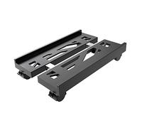 Adjustable Mobile CPU Stand, Ventilated Computer Tower Stand PC Tower Stand with 4 Caster Wheels Fits Most PC, Under Desk CPU Holder PC Floor Cart PC Riser for Gamers and Students (Black)