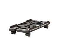 Adjustable Mobile CPU Stand with 4 Casters Wheel Floor Standing Host Stands Mobile PC Cart Holder Computer Tower Stand Metal Rolling PC Cart Under Desk Tower