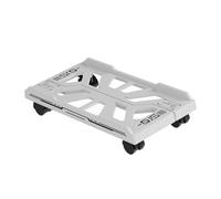 Adjustable Mobile CPU Stand with 4 Casters Wheel Floor Standing Host Stands Mobile PC Cart Holder Computer Tower Stand Metal Rolling PC Cart Under Desk Tower