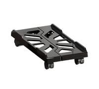 Adjustable Mobile CPU Stand with 4 Casters Wheel Floor Standing Host Stands Mobile PC Cart Holder Computer Tower Stand Metal Rolling PC Cart Under Desk Tower