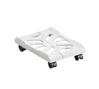 Adjustable Mobile CPU Stand with 4 Casters Wheel Floor Standing Host Stands Mobile PC Cart Holder Computer Tower Stand Metal Rolling PC Cart Under Desk Tower