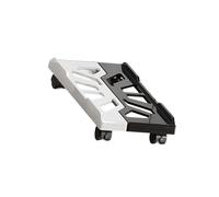Adjustable Mobile CPU Stand with 4 Casters Wheel Floor Standing Host Stands Mobile PC Cart Holder Computer Tower Stand Metal Rolling PC Cart Under Desk Tower