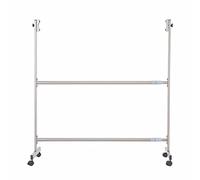 Adjustable Mobile Metal Stand for Dry Erase Board,Chalkboard,Portable Rolling Stand on Wheels, Standing Whiteboard Easel，Stand Only