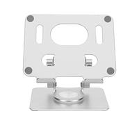 Adjustable Mobile Phone Stand, Compatible with All Mobile Smartphones, Tablet Bedroom Decoration, 360 Degree Rotation, Foldable, Hollow, Cooling, Desktop Tablet Stand Made of Aluminium Alloy, Silver