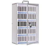 Adjustable Mobile Phone Storage Cabinet for Classrooms Wall Mounted Secure Locking nizer Multi Size Compartments (60 Bits)