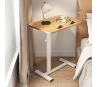 Adjustable Mobile Standing Desk with Wheels for Overbed, Bedside, Hospital & Home Use, Ergonomic Lifting Computer Table