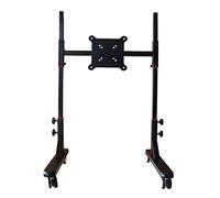 Adjustable Mobile TV Stand with Lockable Wheels, Height-Adjustable Rolling Cart for 32"-55" Screens, VESA Compatible up to 100x100mm, Perfect for Home & Office Use