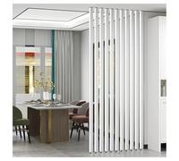 Adjustable Modern Room DividerAluminum Partition Posts with Square Metal Slats for Studio Hallway & way Entrance170cm/66.9in Height 8 Roots