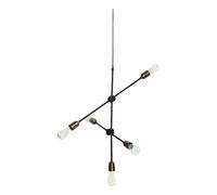 Adjustable Molecular Hanging Lamp Multicoloured one size
