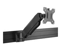 Adjustable Monitor Arm for 13"-27" Screens Wall-Mounted Tilt & Swivel Bracket Gas Spring Support Up to 14.3lbs - Ergonomic Black Desk Mount for Home/Office Use