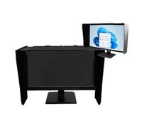Adjustable Monitor Sun Visor Hood - Anti-Glare Display Screen Privacy Protection - Relieve Eye Strain for 17-27 Inch Screens