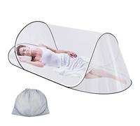 Adjustable Mosquito Net, 200 x 100x 70 cm Portable Collapsible Fine Mesh Travel Mosquito Net, Ultra-Light Sleeping