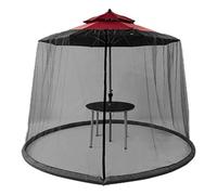 Adjustable Mosquito Net for Umbrella 250-300cm, Fillable Base Bug Screen Tent, ct Protection Netting for Garden, Patio, Camping, Sunshade Canopy - Essential Outdoor Gear