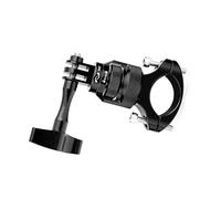 Adjustable Motorcycle Bike Handlebar Camera Holder Mount Full Rotation Durability Build AntiVibration for Outdoor Sports Aluminum Alloy Stabilizer Bracket