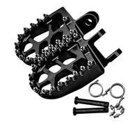 Adjustable Motorcycle Footpegs Nonslip Rubber Surfaces Wear Resistant Cast Aluminum Floorboard for Motorbike Motorcycle Footpegs