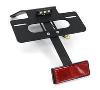 Adjustable Motorcycle License Late Bracket Motorcycle License Plate Holder Bracket For Suzuki For DR650 DR650S DR650SE 1996-2024 DR 650 Rear Tail Tidy Fender Eliminator(With Reflector)