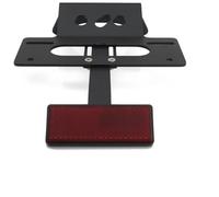 Adjustable Motorcycle License Late Bracket Rear Motorcycle License Mount Holder For Suzuki For DR650 DR650S DR650SE 1996-2024 Plate Holder Bracket Eliminator(With Reflector)
