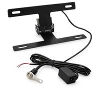 Adjustable Motorcycle License Plate Holder | Motorcycle Fender Mount Bracket Eliminator Kit, Durable Metal Motorcycle Fold License Plate Flipper
