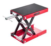 Adjustable Motorcycle Lift Table Heavy Du Steel Scissor Elevat Platform Wide Motorcycle Repair Stand for Bikes Ga Tool 1100 lbs Capaci