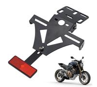 Adjustable Motorcycle Number Plate Holder, Universal Number Plate Holder, for Most Common Motorcycle Models (Without Light)
