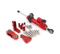 Adjustable Motorcycle Steering Damper Stabilizer For Aprilia RS660 RS 660 2021 2022 2023 Dampers Stabilize Mounting Bracket Support Kit Buffer Control Bar Mount Support Full Set(Color 5)