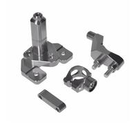 Adjustable Motorcycle Steering Damper Stabilizer For YA&MAHA YZF R3 YZFR3 YZF-R3 2015-2018 Dampers With Mounting Bracket Support Kit Holder Buffer Control Bar Mount Support Full Set(Titanium 1)