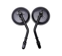 Adjustable motorcycles mirror For Softail For Sportster 1200 883 For Street Glide 1990-2020 Motorcycle Round Rearview Mirror Side Mirrors Retro Rear Motorcycle mirrors(Black)