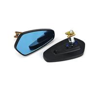 Adjustable motorcycles mirror For XMAX 250 300 400 2017-2023 Motorcycle CNC Aluminum Rear View Side Mirrors Blue White Glass Pair Accessories Motorcycle mirrors(Black Glass)