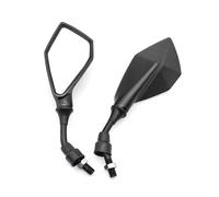 Adjustable motorcycles mirror Motorcycle Rearview Mirrors 10mm Wide Angle Bicycle Handlebar Side Flexible Scooter E-bike Reversing Auxiliary Mirror Motorcycle mirrors(Black)
