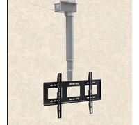 Adjustable Motorized TV Lift Stand with Remote, Electric Height Adjustable for 26-70 Inch Low Profile TVs, Telescopic Ceiling Mount Bracket for Home Theater