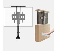 Adjustable Motorized TV Mount Bracket for 4270 Inch TVsElectric Lift Stand Hidden in Cabinet Supports Up to 60kg Smooth Travel Perfect for Home Theater