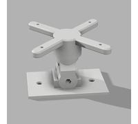 Adjustable Mount Compatible with Ubiquiti UniFi U7 XGS WiFi Access Points | Sloped, Vaulted, Slanted Ceiling Bracket | High-Temp, UV-Resistant Holder U7-Pro-XG or U7-Pro-XGS