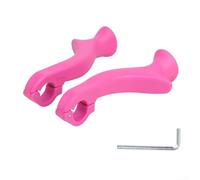 Adjustable MTB Bicycle Bar Ends 21 8/22 2mm Inner Handlebar Grips with Nylon Construction to Improve Riding Position and Reduce Fatigue (pink)