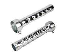 Adjustable Muffler Silencer 2x8 Inch 200mm Exhaust Baffle Insert For For Chopperr 2" 51mm Drag Pipe Removable Silencer Can 47mm