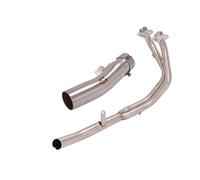 Adjustable Muffler Silencer For 500X ZF500GY XR5 Link Tube Motorcycle Exhaust Modified Front Middle Pipe Connect 51MM Muffler