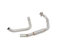 Adjustable Muffler Silencer Slip-On For TNT125 TNT135 Tnt 125 Tnt 135 2017-2022 Motorcycle Exhaust Front Middle Link Pipe Tube Muffler Moto