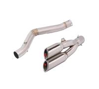 Adjustable Muffler Silencer Slip On Muffler Motorcycle Exhaust Modify Middle Link Pipe Modified Tube For TRK502C TRK 502c