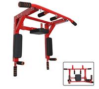 Adjustable Multi-Grip Pull Up Chin Up Bar, Indoor Pull-Up Equipment Wall Wall Hanging Wiht 6 Non-Slip Handles, Extremely Stable for Home Sports Exercises Fitness