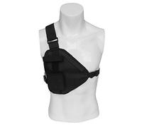 Adjustable Multi Pocket Radio Tactical Vest, Lightweight Tactical Sling Pouch Secure Crossbody Bag Versatile Travel Backpack for Outdoor Work Emergency Rescue Daily Use