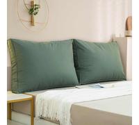 Adjustable Multifunctional Reading Pillow for Bed or Sofa Removable Cover Soft rt Cushion Headboard Baby Cushion 120x50x18cm Pair (D 180x50x18cm pair)