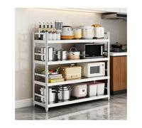 Adjustable Multilevel Kitchen Shelf - Sturdy Free-Standing Countertop nizer for Home & Restaurant, Sk Design (80x30x150CM) - Maximize Space & Efficiency
