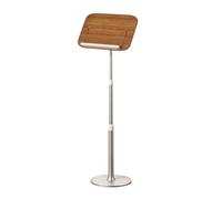 Adjustable Music and Book Stand, Height and Angle Adjustable, Desktop Support for Home Office, Pedestal Design, 60-150cm, Slish Color 2