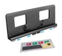 Adjustable music stand compatible with various keyboard models