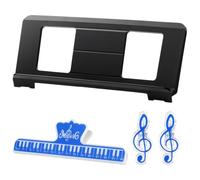 Adjustable Music Stand For Keyboards - Fits, Digital Pianos, Desktop Support For Music Sheets, Tablets, And More