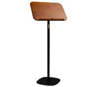 Adjustable Music Stand, Solid Oak Reading Shelf, Versatile Laptop Stand, Perfect for Music or Reading