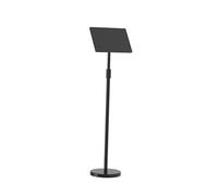 Adjustable Music Stand with Page Clips Hands-Free Book Holder Height-Adjustable Portable Lightweight Ideal for Musicians and Readers - Perfect for Home Studio and Stage Use