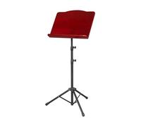 Adjustable Music Stand with Wooden Top - Height 80-170cm Foldable Sheet Music Stand for Piano, Violin, Orchestra, Projector or Laptop, 3 Colors(A)